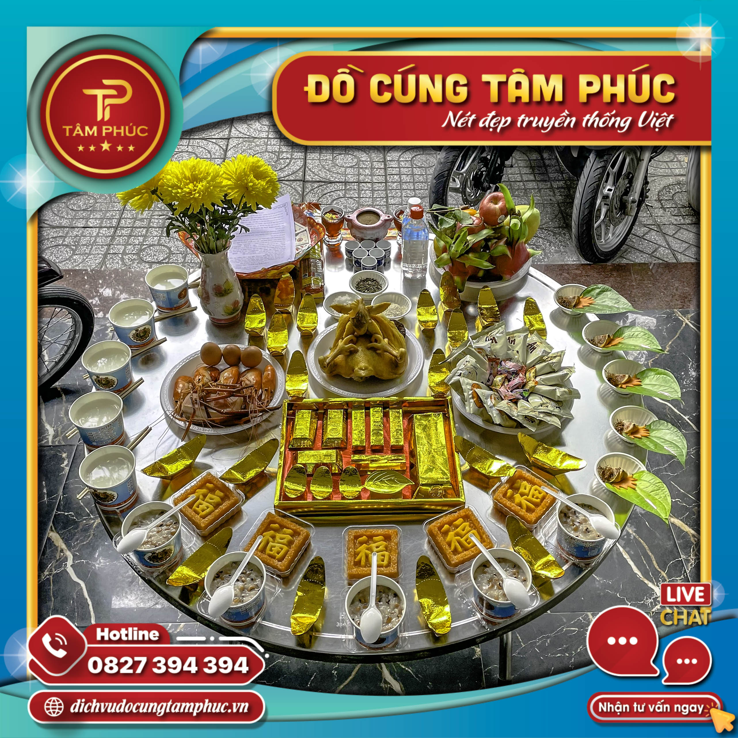 Mâm Cúng Khai Trương Đầu Năm tại Cần Thơ.